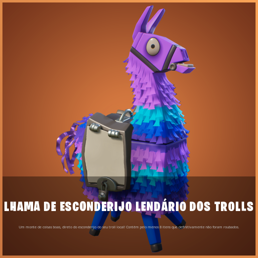 Um monte de coisas boas, direto do esconderijo do seu troll local! Contém pelo menos 8 itens que definitivamente não foram roubados.