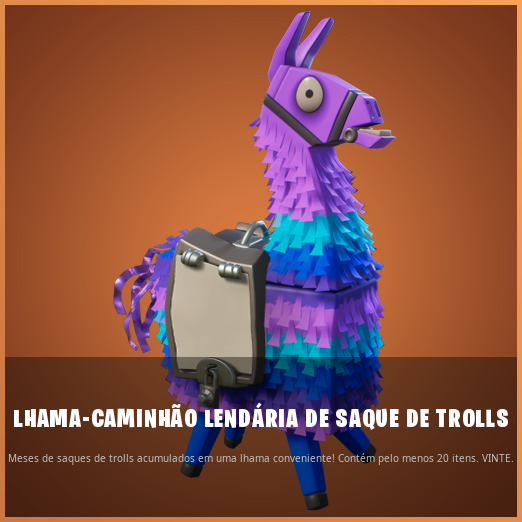 Meses de saques de trolls acumulados em uma lhama conveniente! Contém pelo menos 20 itens. VINTE.